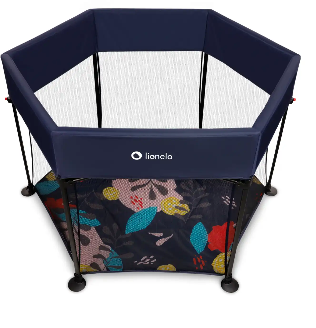 Дитячий манеж Lionelo Roel Blue navy